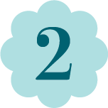 Number two icon from practice perfect branding representing step two in dental and healthcare practice consulting process